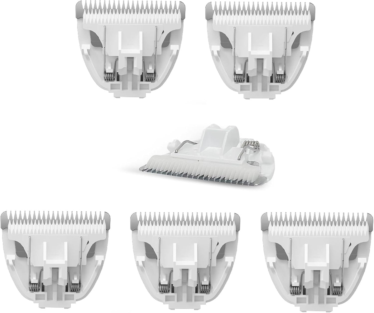 Professional Household Waterproof Low Noise Pet Hair Clippers Electric USB Rechargeable Painless Grooming Tools Hair Grooming Trimmer for Small Medium Dog Cat AP005 Green - Image 9