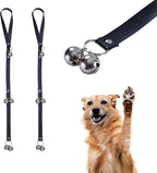 Leather Dog Doorbells for Door Knob, Adjustable Brass Potty Training Bells for Puppy to Go Outside, Easy Dog Door Bell for Potty Training - Image 15