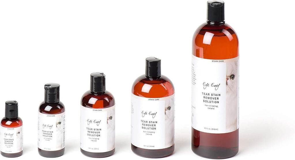Eye Envy Tear Stain Remover Solution for Cats. Gentle, Natural and Safe. Cleans Tear Stains. Recommended by Breeders, Groomers. Remove Eye Stains from Persians and Exotics. 2 oz. Made in USA - Image 9