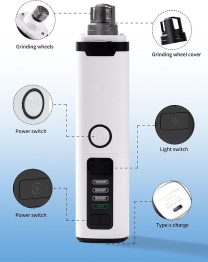Professional grooming kit Dukuueie nail grinder