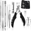 Bcabo 10 piece ingrown toenail tool kit front view