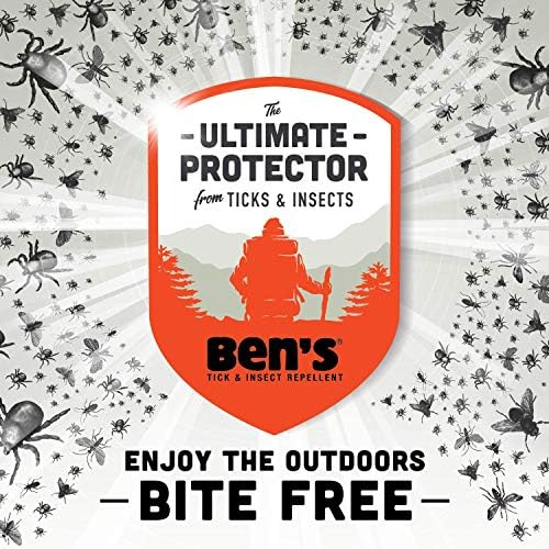 Ben's mosquito repellent wipes showing ingredients and instructions on the back label
