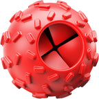 Zhierde interactive cognitive dog treat dispensing ball front view