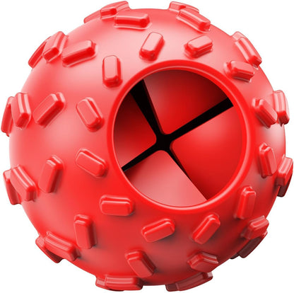 Zhierde interactive cognitive dog treat dispensing ball front view