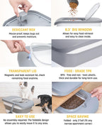 Close up of the airtight silicone seal on the storage lid
