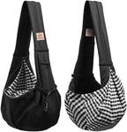 Tomkas Small Dog Sling Carrier - Classic Pocket & Classic Strap - Wrap Carrier - for 3-10 lbs Pets(Black) - Image 9