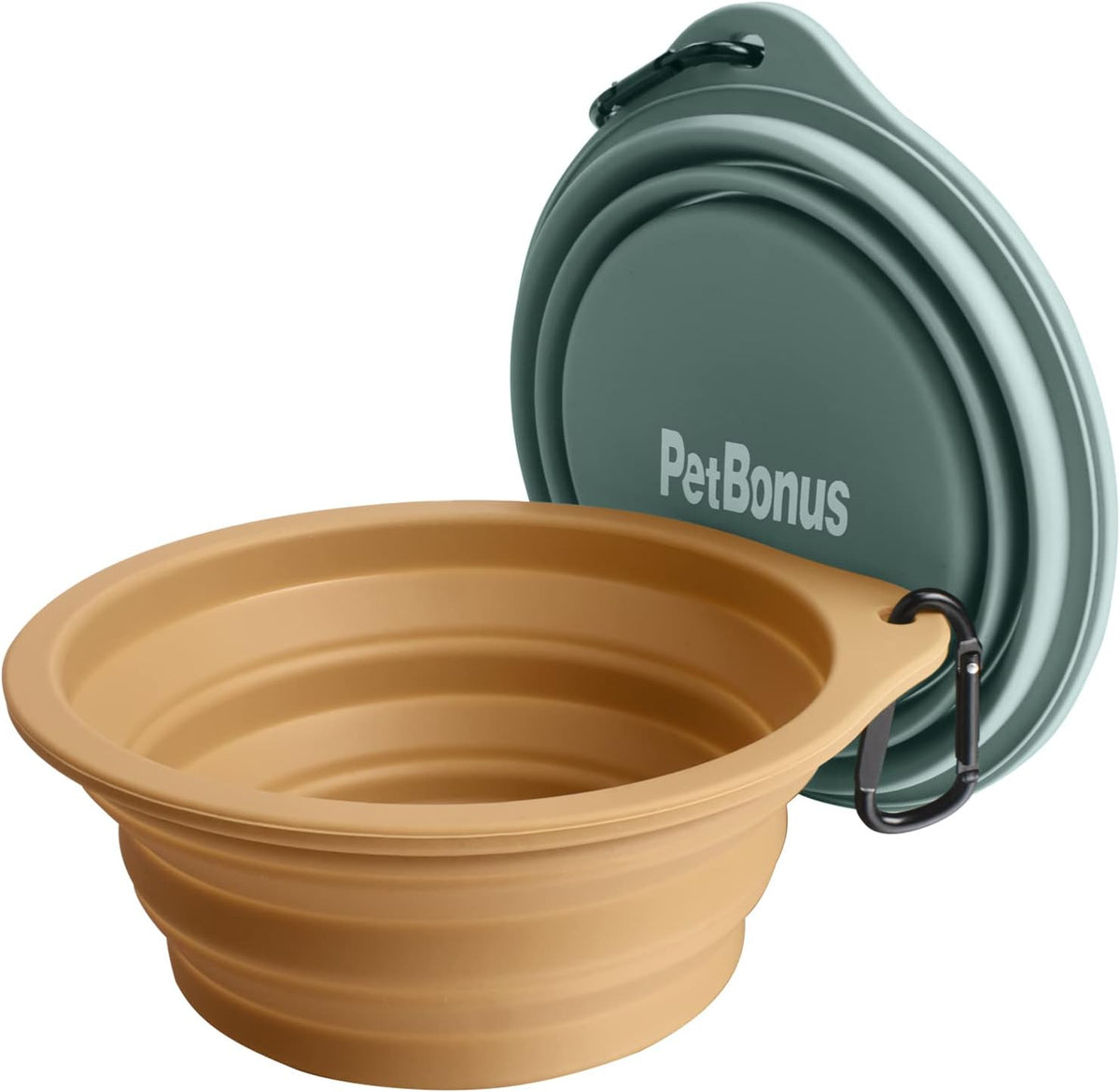 PetBonus dishwasher safe pet bowls showing flexible premium material texture
