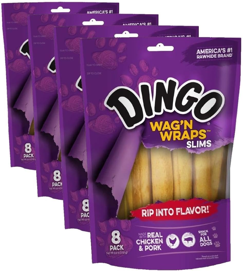 Dingo long lasting dental hygiene chews for big dogs