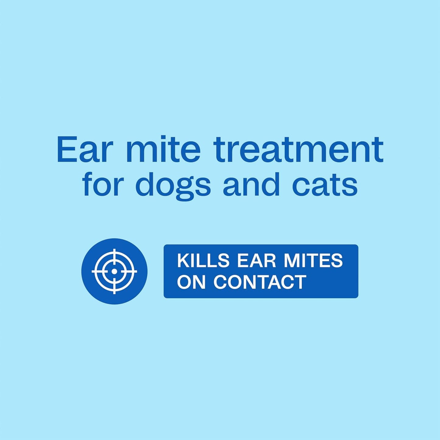 Adams Ear Mite Treatment packaging showing application instructions