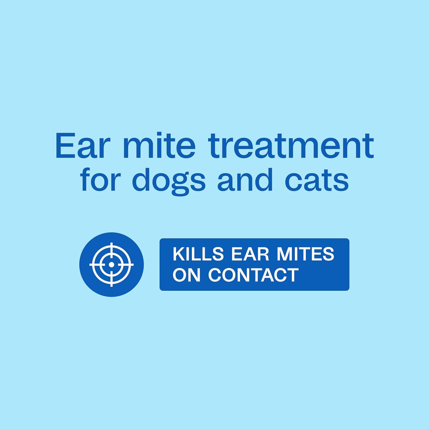 Adams Ear Mite Treatment packaging showing application instructions