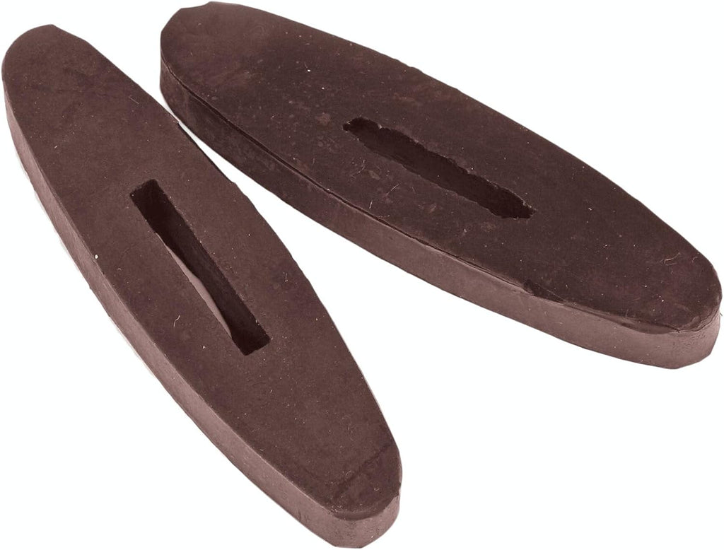Shires rubber rein stops front view brown color equestrian accessory