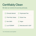 Supergut GLP1 Daily Support high fiber powder ingredient highlights