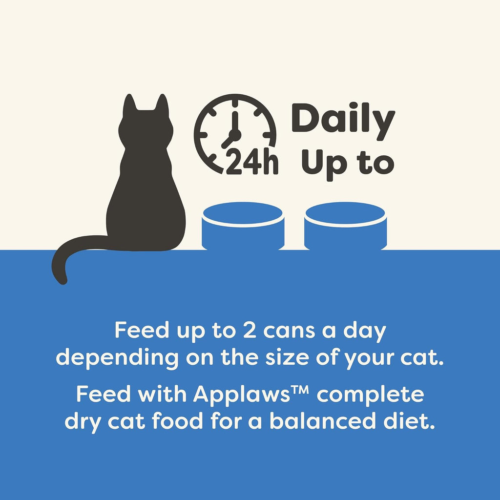 Applaws Fish Variety Pack Wet Cat Food can texture