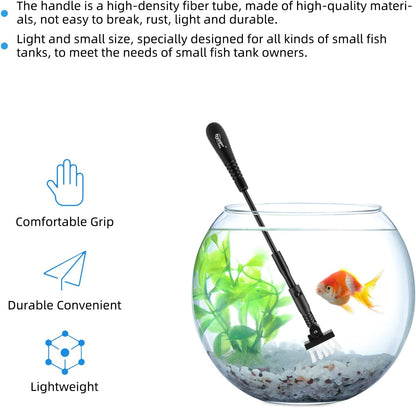 Hygger right angle sponge brush for cleaning fish tank corners
