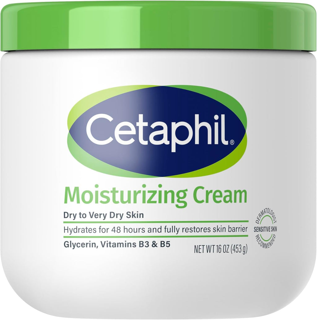 Cetaphil Moisturizing Cream, Sensitive, Dry Skin, Fragrance Free, 1oz, 12ct - Image 13