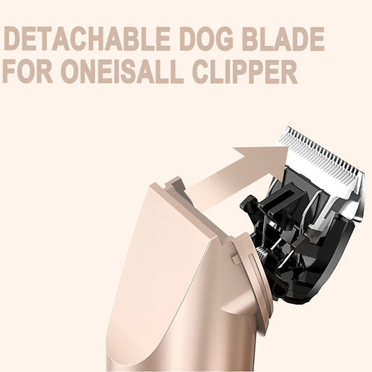 Dodaer ceramic and stainless steel pet trimmer blades pack of two