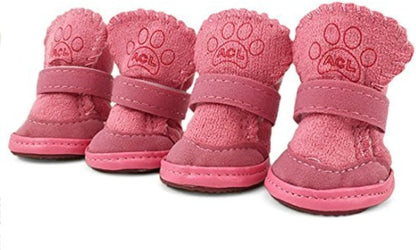 Urbest dog booties showcasing the non-slip rubber sole