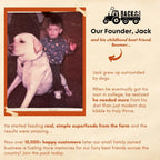 Back 40 Dogs bacon flavor pet supplement for healthy skin and coat daily dosage instructions