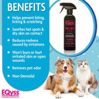 EQyss Micro-Tek Pet Itch Relief Spray - Soothes Dry Irritated Skin, Stops Itching, Scratching, Biting, Licking Hot Spots - for all Cats & Dogs (16 oz) - Image 3