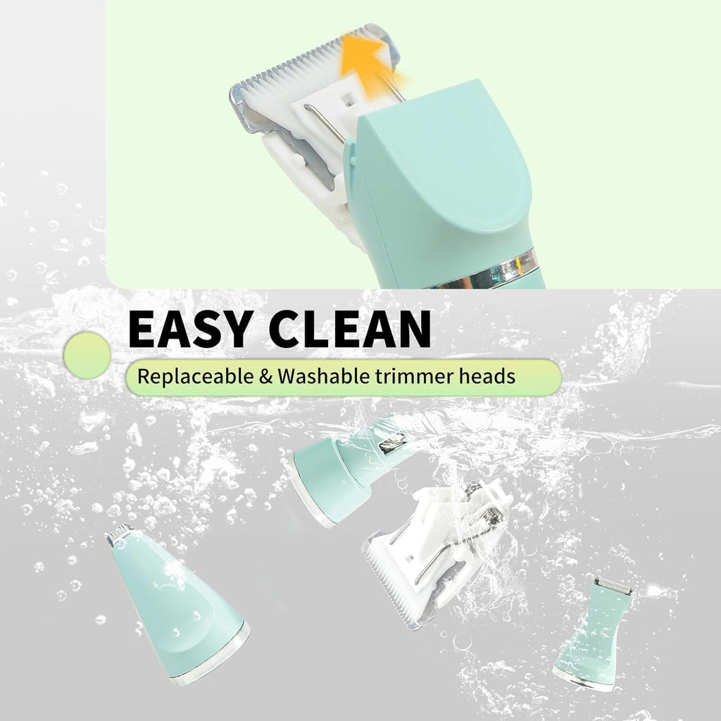 Edlis 4 in 1 cat and dog hair trimmer kit on plain background