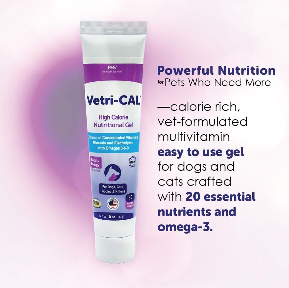 High Calorie Nutritional Gel for Dogs & Cats - Appetite Booster with Omega 3-6-9, Vitamins A-D-E-B - Recovery & Energy Support - Tasty Malt Flavor - 5 oz Tube (2 Pack) - Image 4