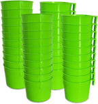 Cage Cups Birds Feeders Seed Bowl Chicken Feeding Watering Dish Rabbit Water Food Hanging Wire Cages Box 8oz Coop Cups for Pet Parrot Parakeet Gamefowl Poultry Pigeon (10PCS Red) - Image 9