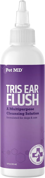 Pet MD Tris Ear Finger Wipes for Dogs & Cats - Multipurpose Cleansing Solution Cat Ear Wipes & Puppy Ear Cleaner - Pet Safe Cleaner to Clean and Remove Debris - 50ct - Image 9