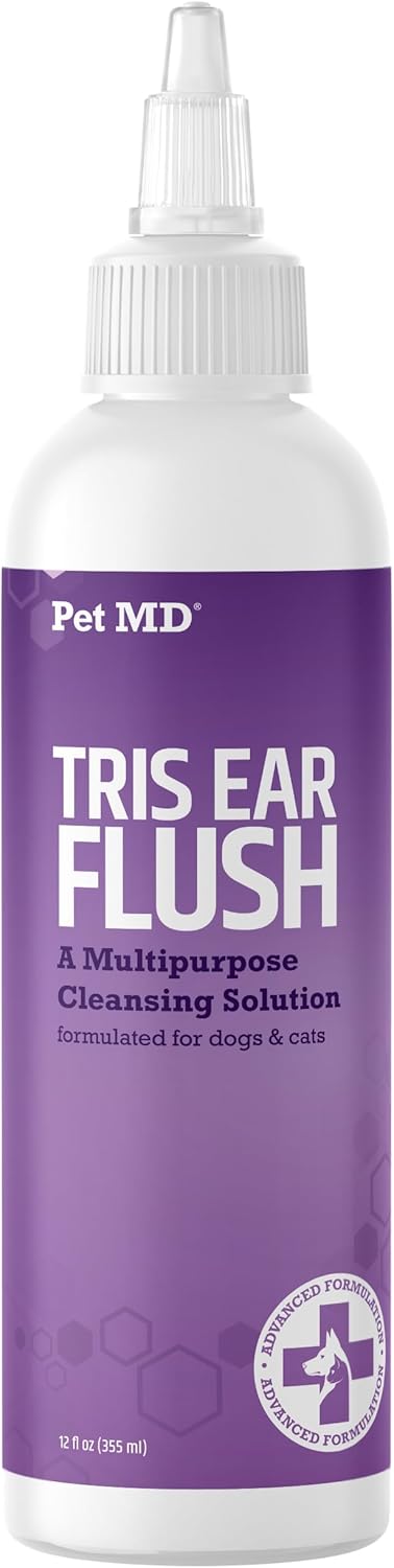Pet MD Tris Ear Finger Wipes for Dogs & Cats - Multipurpose Cleansing Solution Cat Ear Wipes & Puppy Ear Cleaner - Pet Safe Cleaner to Clean and Remove Debris - 50ct - Image 9