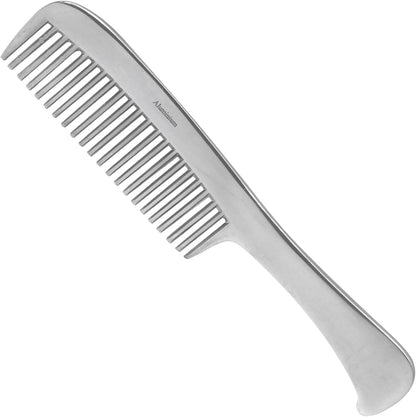 Zikimed horse grooming mane and tail aluminum comb front view
