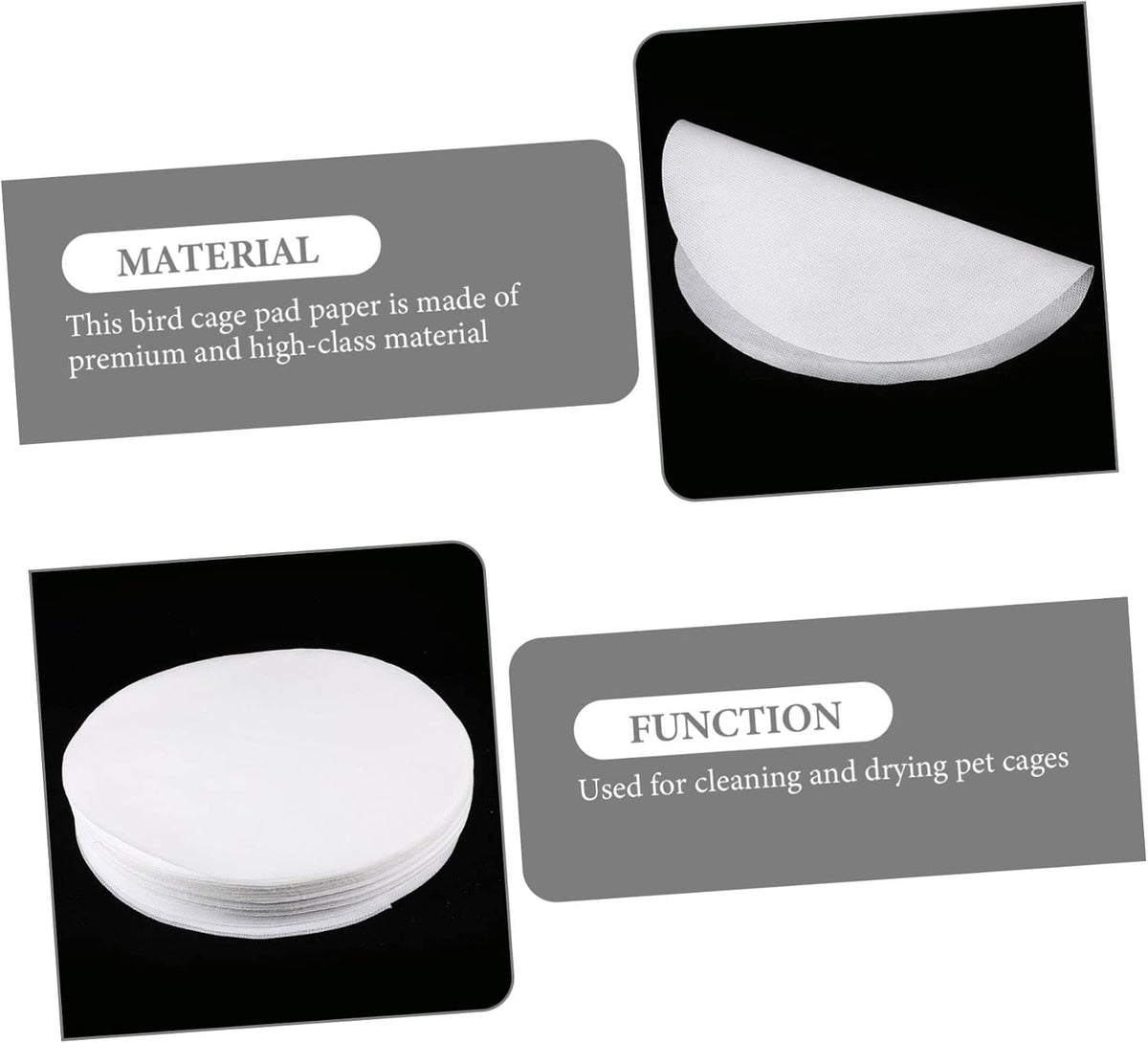 Bcoath bird cage liner papers flat surface detail