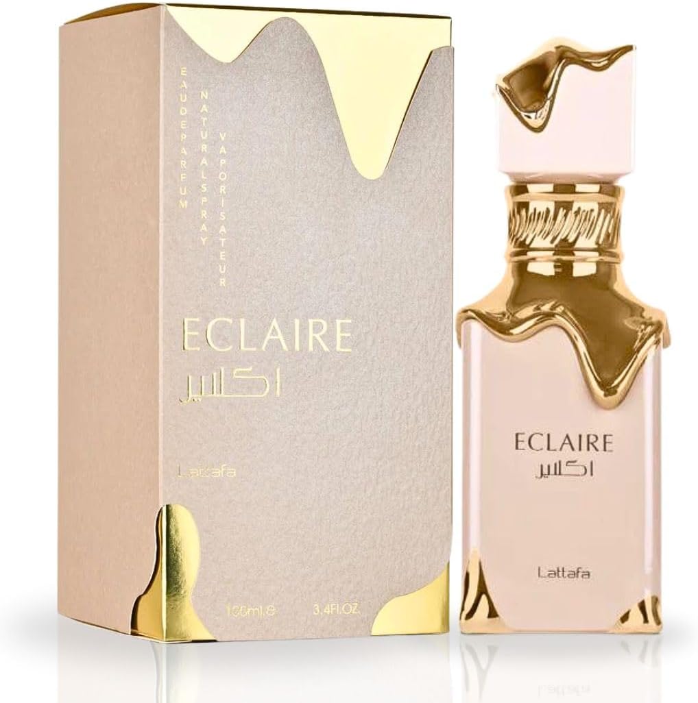 Lattafa India Eclaire Eau de Parfum front view elegant bottle
