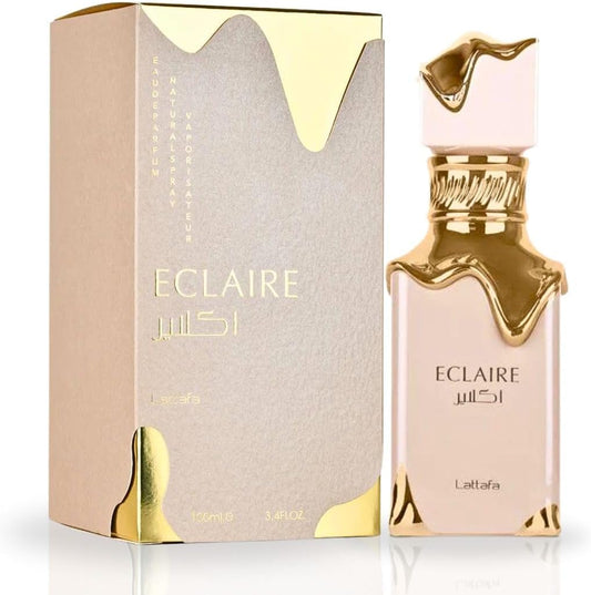 Lattafa India Eclaire Eau de Parfum front view elegant bottle