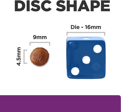 High quality kibble image of Hill's Prescription Diet thyroid care dry food with chicken.