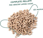 Close up of Manna Pro duck feed pellets texture