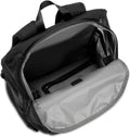 Timbuk2 pet carrier backpack showing side view ventilation mesh panels for dogs and cats