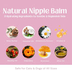 PREGNAPAWS organic pet balm ingredients showing coconut oil and shea butter