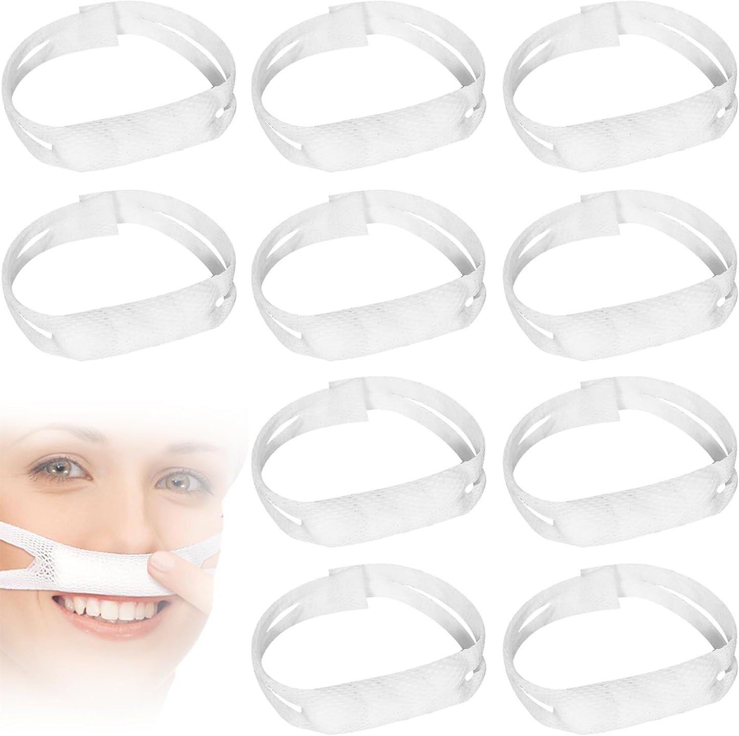 Yeasing Nasal Bandage 10 Pieces front view for post-surgery recovery