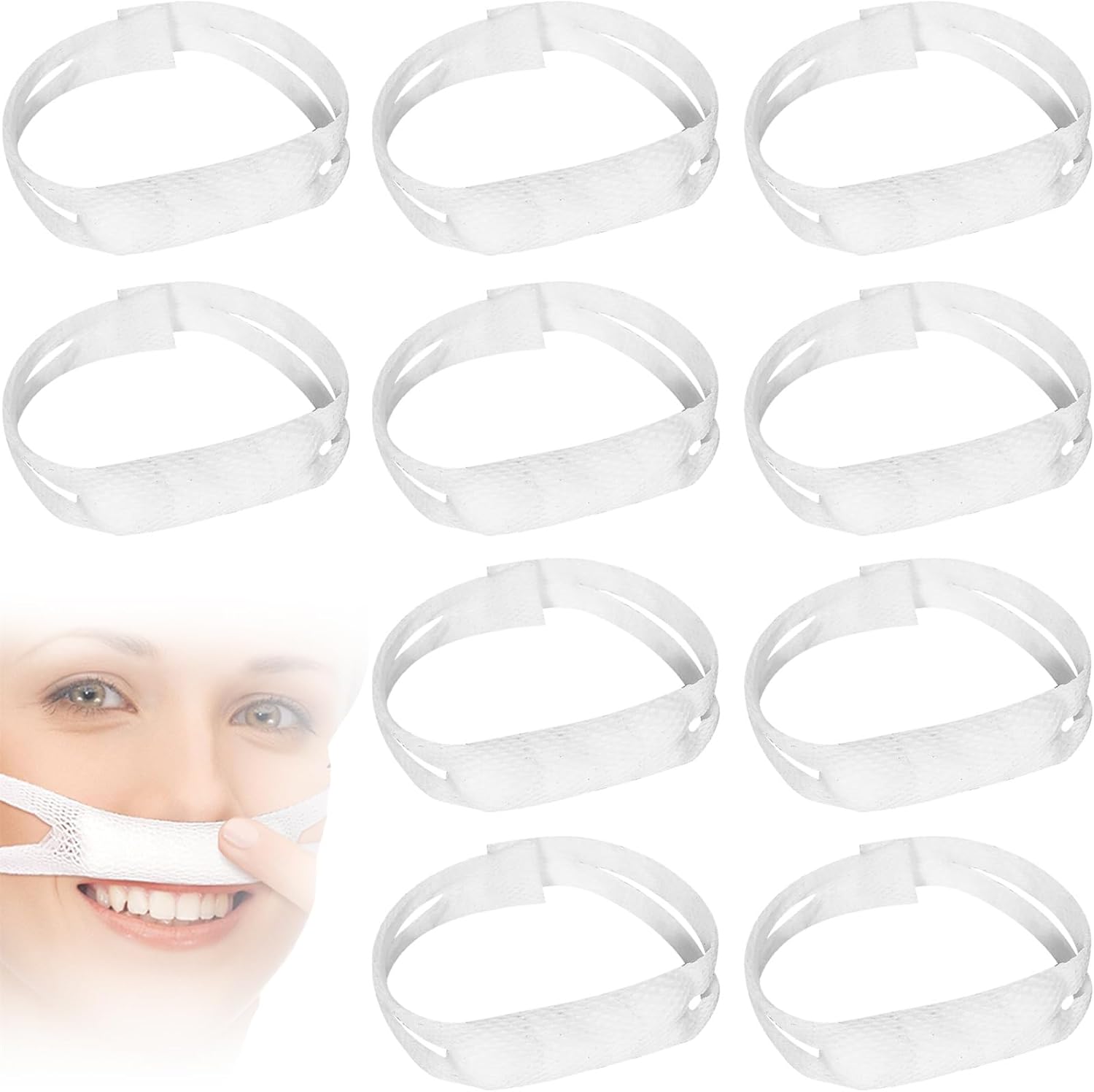 Yeasing Nasal Bandage 10 Pieces front view for post-surgery recovery