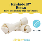 Natural grass fed beef rawhide dog treat by Hotspot Pets close up texture