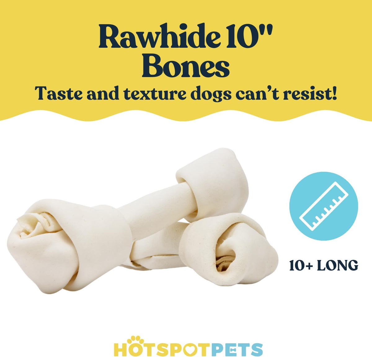 Natural grass fed beef rawhide dog treat by Hotspot Pets close up texture