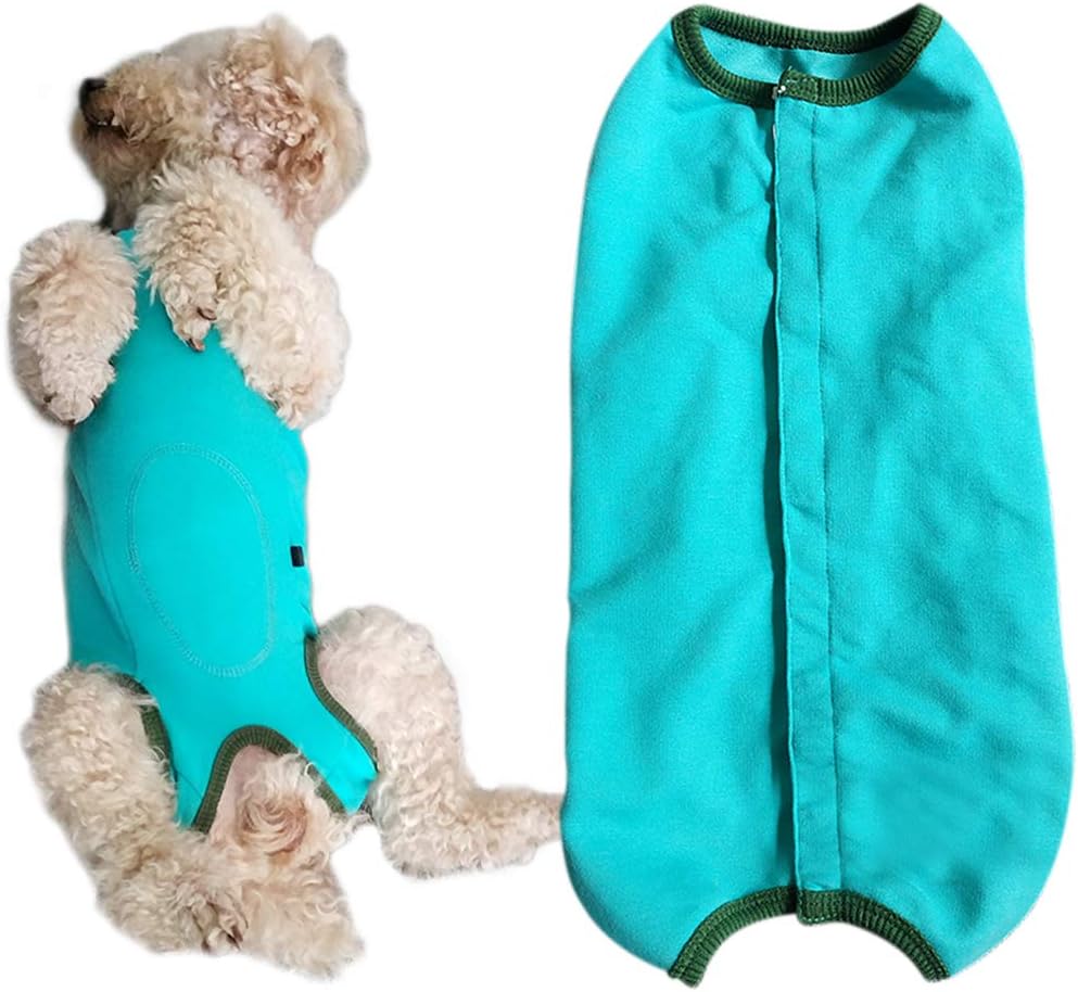 Kukaster Pet surgical garment folded showing material texture