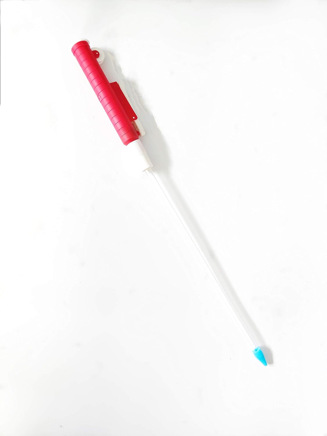Clear acrylic spot feeding syringe for marine reef fish and corals.