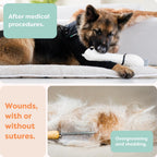 Adjustable protective pet apparel for canine hot spots
