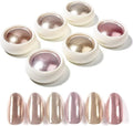 Gzmayuen rose gold nail chrome powder set front view packaging