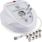 Yofuly Diamond Microdermabrasion Machine front view showing suction control knob and pressure gauge.