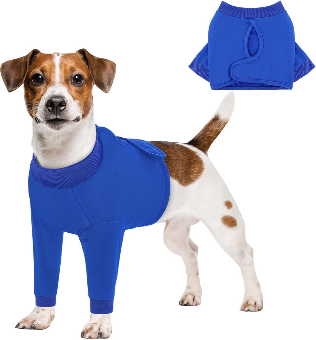 Queenmore Dog Surgery Recovery Sleeve Front Legs, Breathable Dog Recovery Sleeve, Elbow Protector Pet Cone Alternative After Surgery, Green, M - Image 9