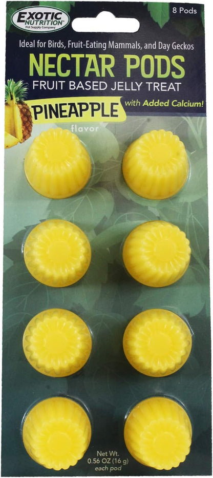 Nectar Pods (Honey) - Calcium-Fortified Jelly Fruit Treat - Sugar Gliders, Marmosets, Squirrels, Parrots, Cockatiels, Parakeets, Lovebirds, Conures, Hamsters, Geckos, Kinkajous & Other Small Pets... - Image 10