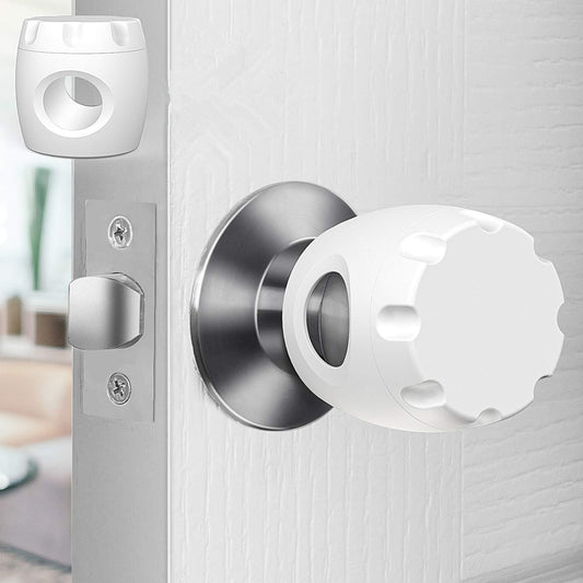 Uxoz door knob safety cover 4 pack front view