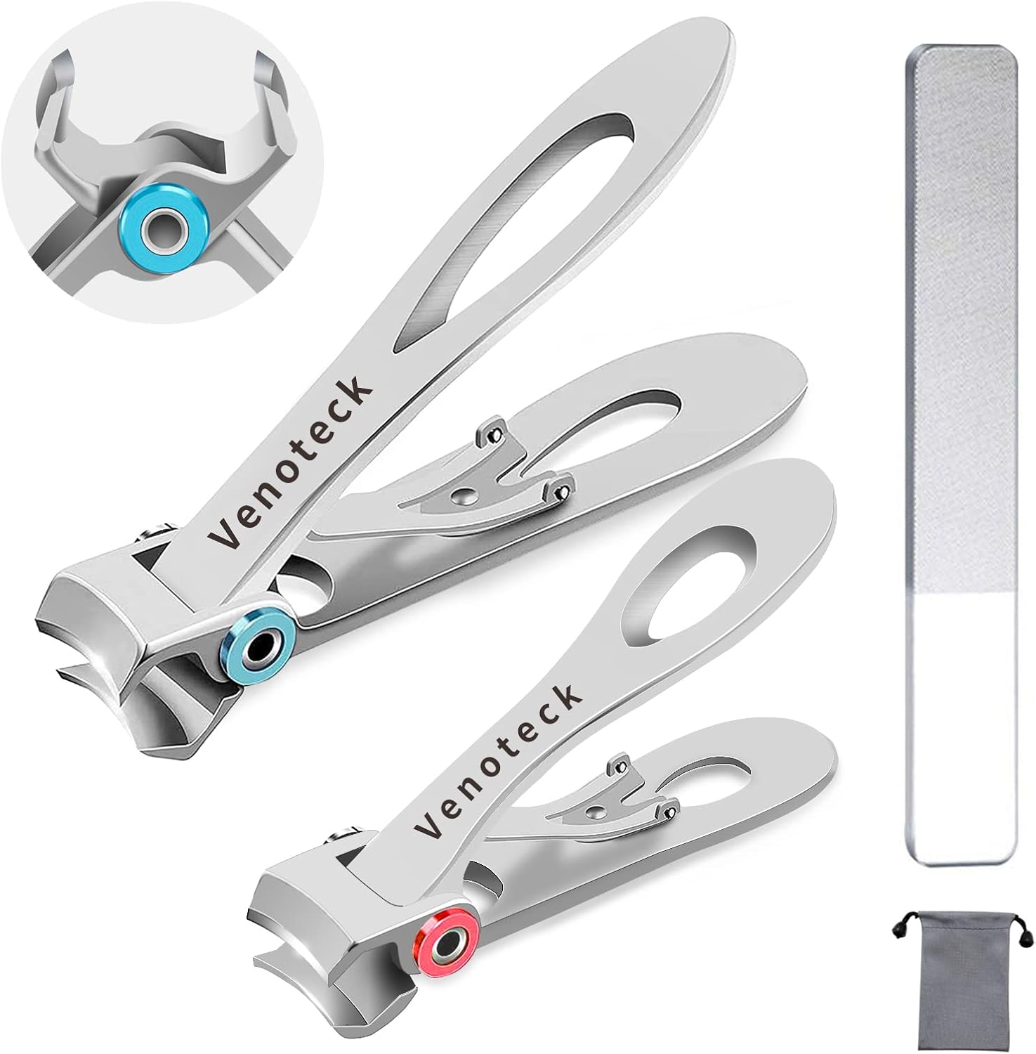 Venoteck nail clippers set front view