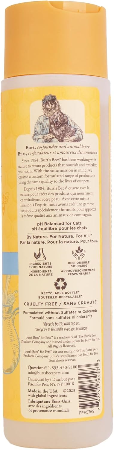 Burt's Bees for Pets Tearless Kitten Shampoo, Cat Wash, 10 Fl Oz - Image 11